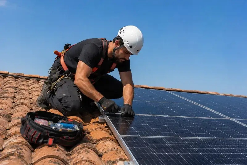 Maintenance et monitoring de panneaux solaires à Grandchamp-des-Fontaines